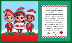Free Printable Elf On Shelf Arrival Letter