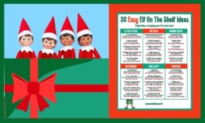 Free Printable 30 Elf On The Shelf Ideas