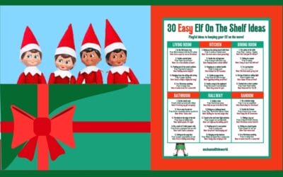Free Printable 30 Elf On The Shelf Ideas