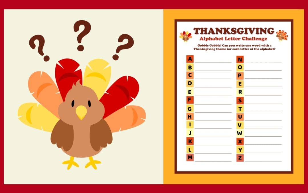 Free Printable Thanksgiving Game