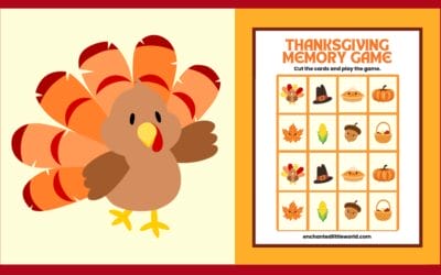 Free Printable Thanksgiving Memory