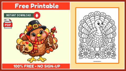 Free Thanksgiving Mindfulness Coloring