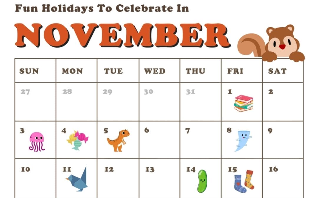 Free Printable November Calendar