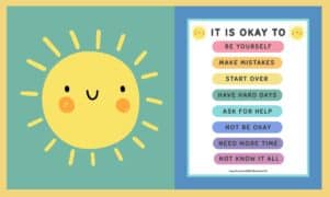 Free Printable It Is Okay To Poster