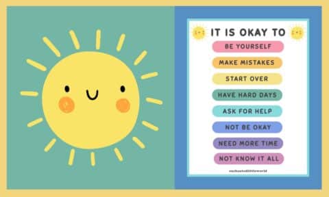 Free Printable It Is Okay To Poster
