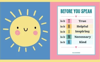Free Printable Before You Speak