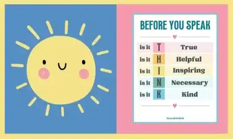 Free Printable Before You Speak