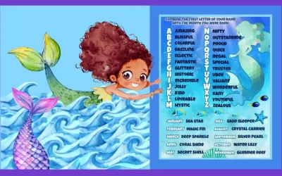 Free Printable Mermaid Name