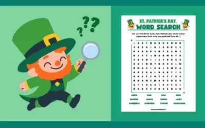 Free Printable St.Paddy’s Search