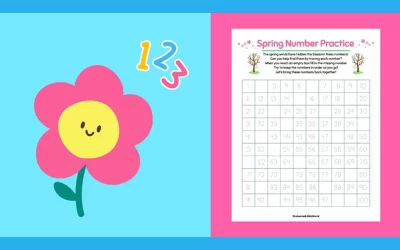Free Printable Spring Numbers