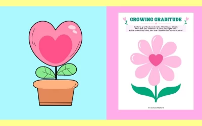 Free Printable Flower Gratitude
