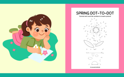 Free Printable Spring Dot To Dot
