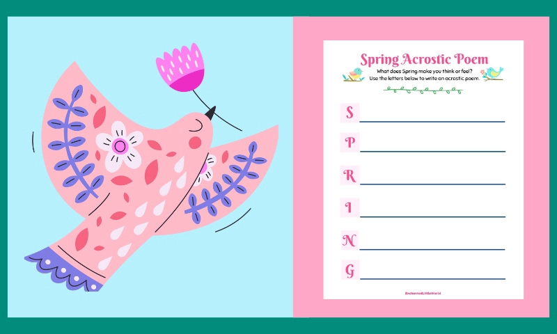 Free Printable Spring Poetry