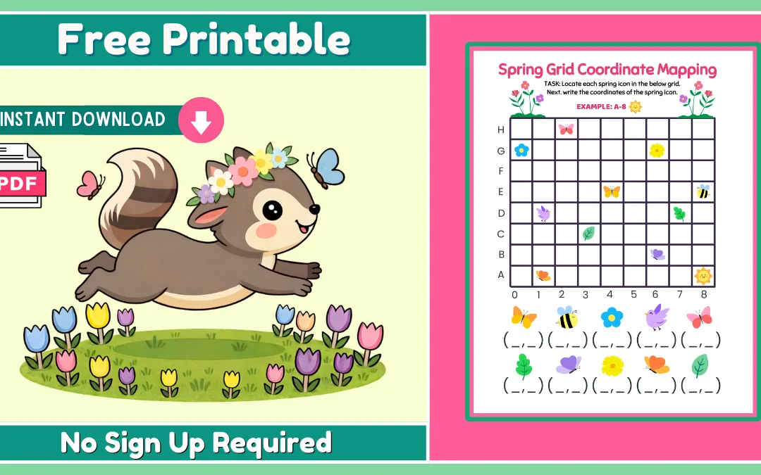 Free Spring STEM Worksheet