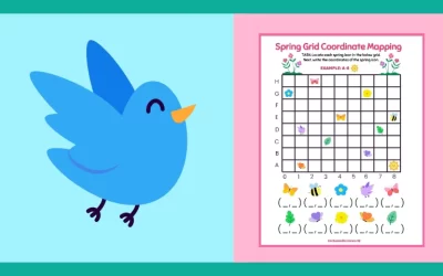 Free Printable Spring Grid Mapping