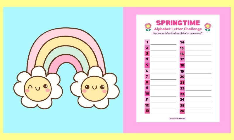 Free Printable Spring Word Game