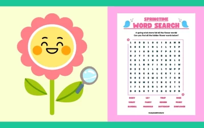 Free Printable Spring Word Search