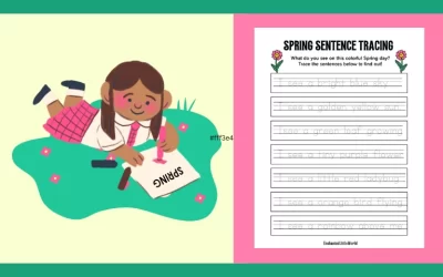 Free Printable Spring Tracing