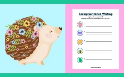 Free Printable Spring Sentences