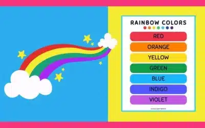 Free Printable Rainbow Color Chart