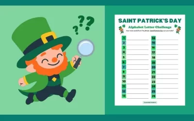 Free Printable St. Paddy’s Word Game