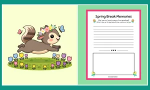 Free Printable Spring Break Worksheet for Kids
