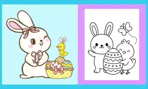 Free Printable Easter Coloring Page #8