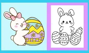 Free Printable Easter Coloring Page #4
