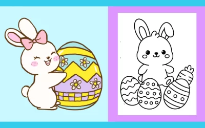Free Printable Easter Coloring Page #4