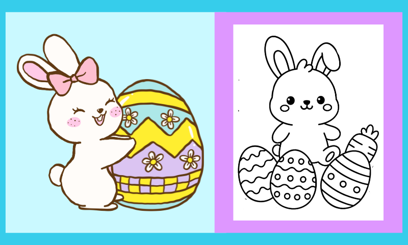 Free Printable Easter Coloring Page #4