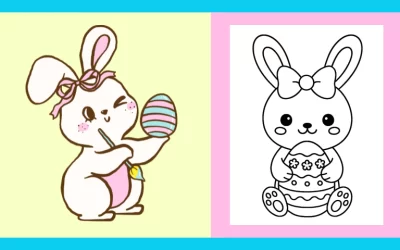 Free Printable Easter Coloring Page #1