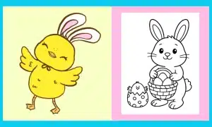 Free Printable Easter Coloring Page #7