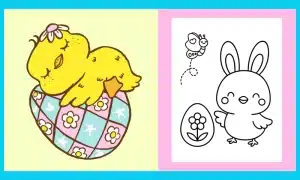 Free Printable Easter Coloring Page #5