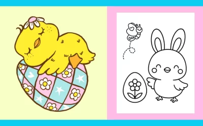 Free Printable Easter Coloring Page #5