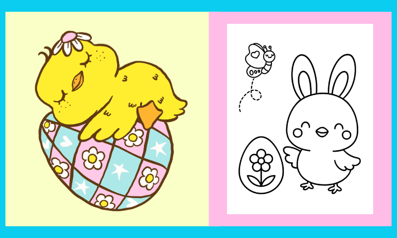Free Printable Easter Coloring Page #5