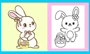 Free Printable Easter Coloring Page #3
