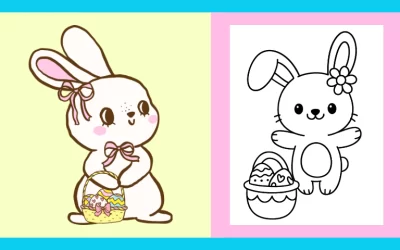 Free Printable Easter Coloring Page #3