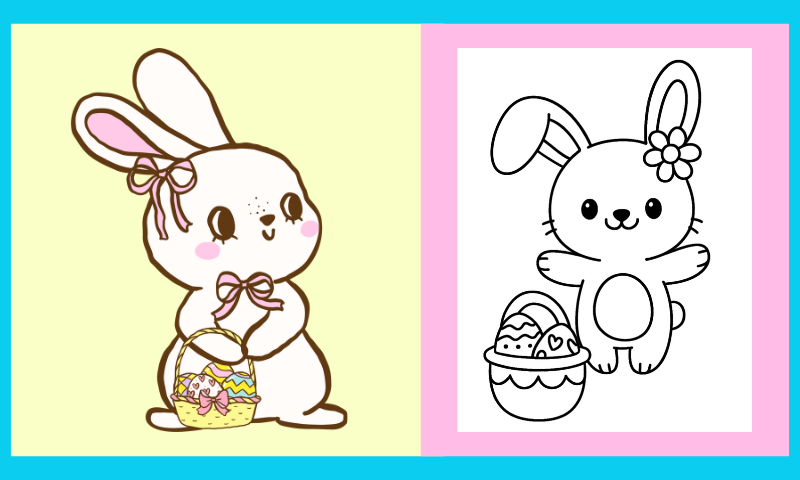 Free Printable Easter Coloring Page #3