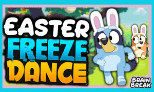 Bluey Easter Freeze Dance