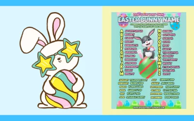 Free Printable Easter Bunny Name