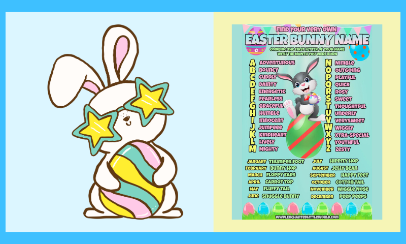 Free Printable Easter Bunny Name