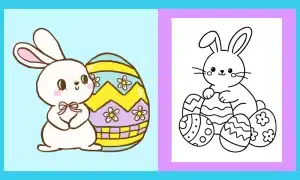 Free Printable Easter Coloring Page #2