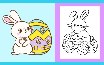 Free Printable Easter Coloring Page #2