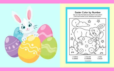 Free Printable Easter Color By Number