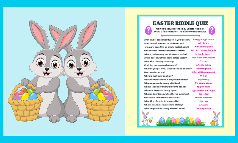 Free Printable Easter Riddles Game