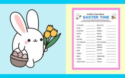 Free Printable Easter Word Scramble