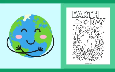 Free Printable Earth Day Coloring Page 2