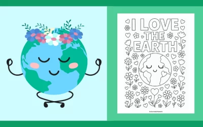 Free Printable Earth Day Coloring Page 3