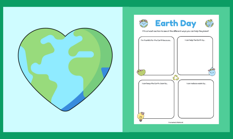 Free Earth Day Worksheet 1