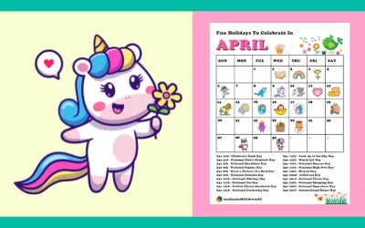 Free Printable April Calendar